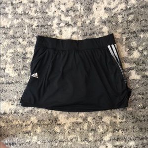 Black adidas sport skort